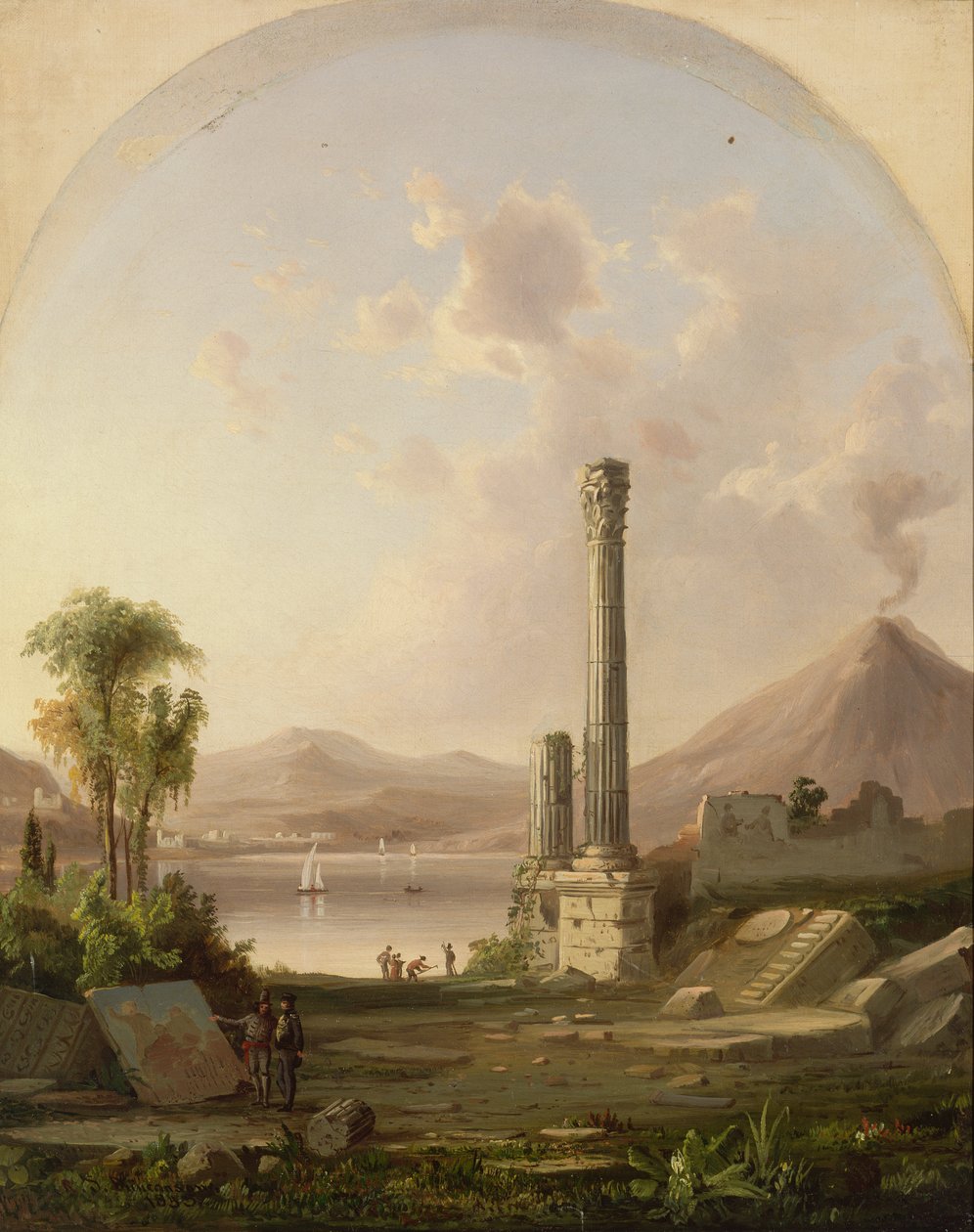 Pompeje, 1855. autorstwa Robert Seldon Duncanson