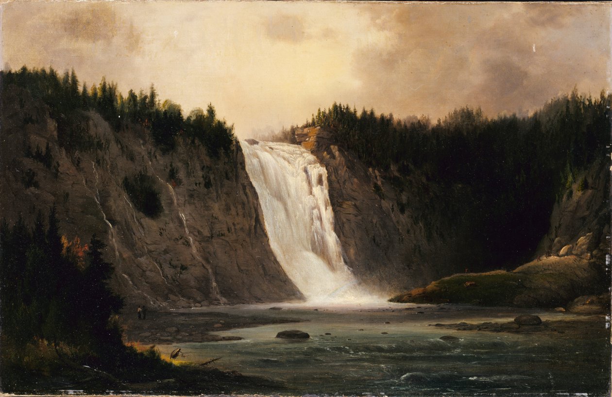 Wodospad na Mont-Morency, 1864. autorstwa Robert Seldon Duncanson