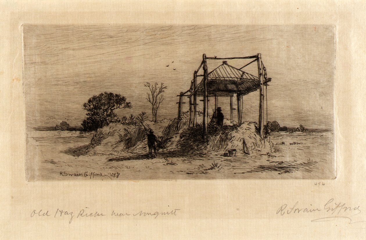 Old Hay Rick w pobliżu Nonquitt autorstwa Robert Swain Gifford