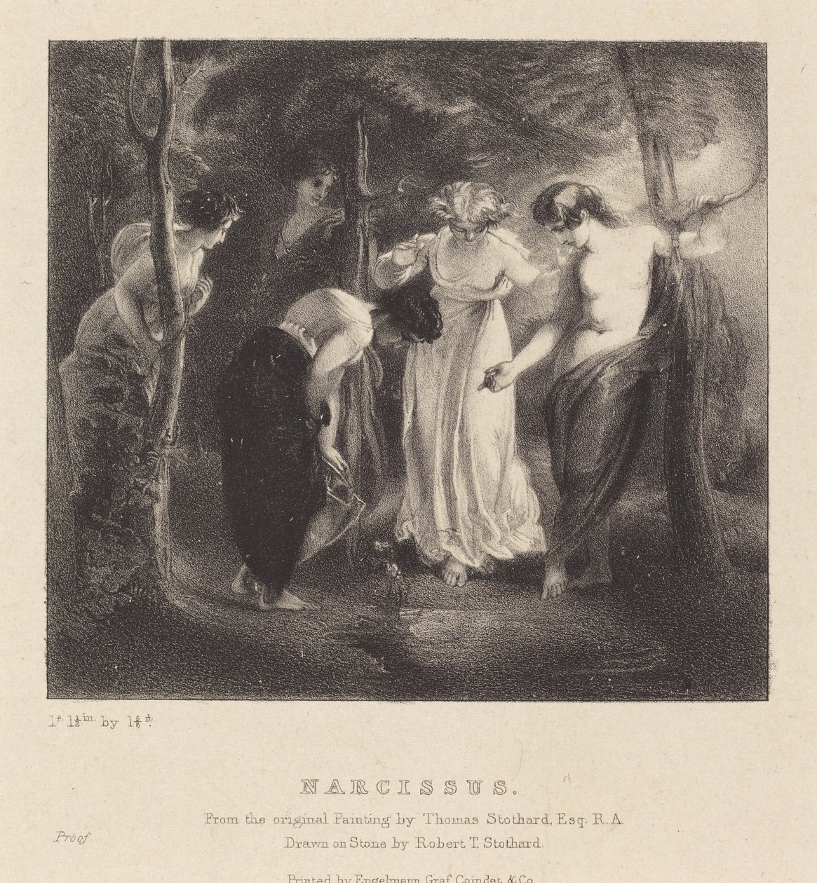 Narcyz autorstwa Robert T. Stothard after Thomas Stothard