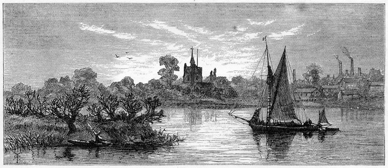 Chiswick, Londyn, 1880 autorstwa Robert Taylor Pritchett