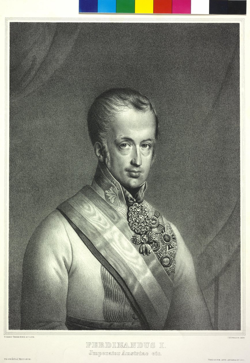 Cesarz Austrii Ferdynand I autorstwa Robert Theer