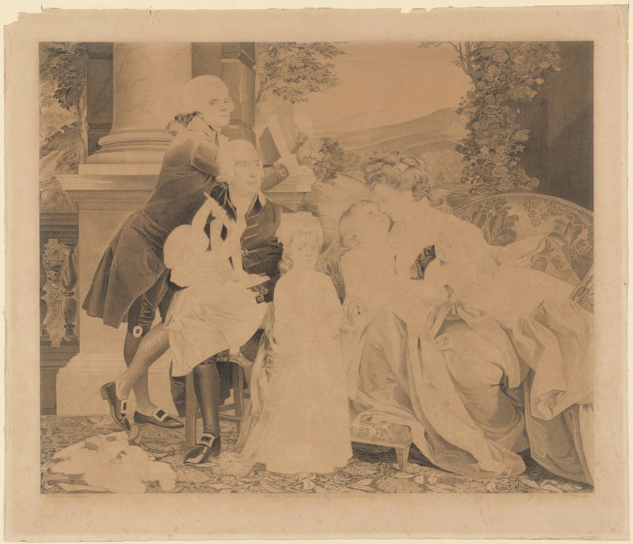 Rodzina Copley autorstwa Robert Thew after John Singleton Copley