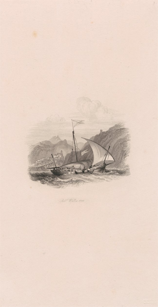 Amalfi (winieta) autorstwa Robert Wallis