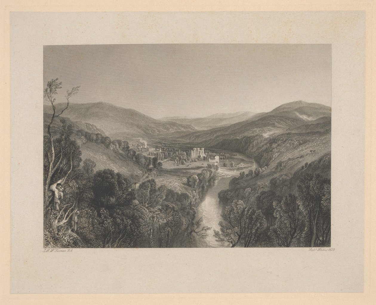 Opactwo Buckfastleigh, Devonshire autorstwa Robert Wallis
