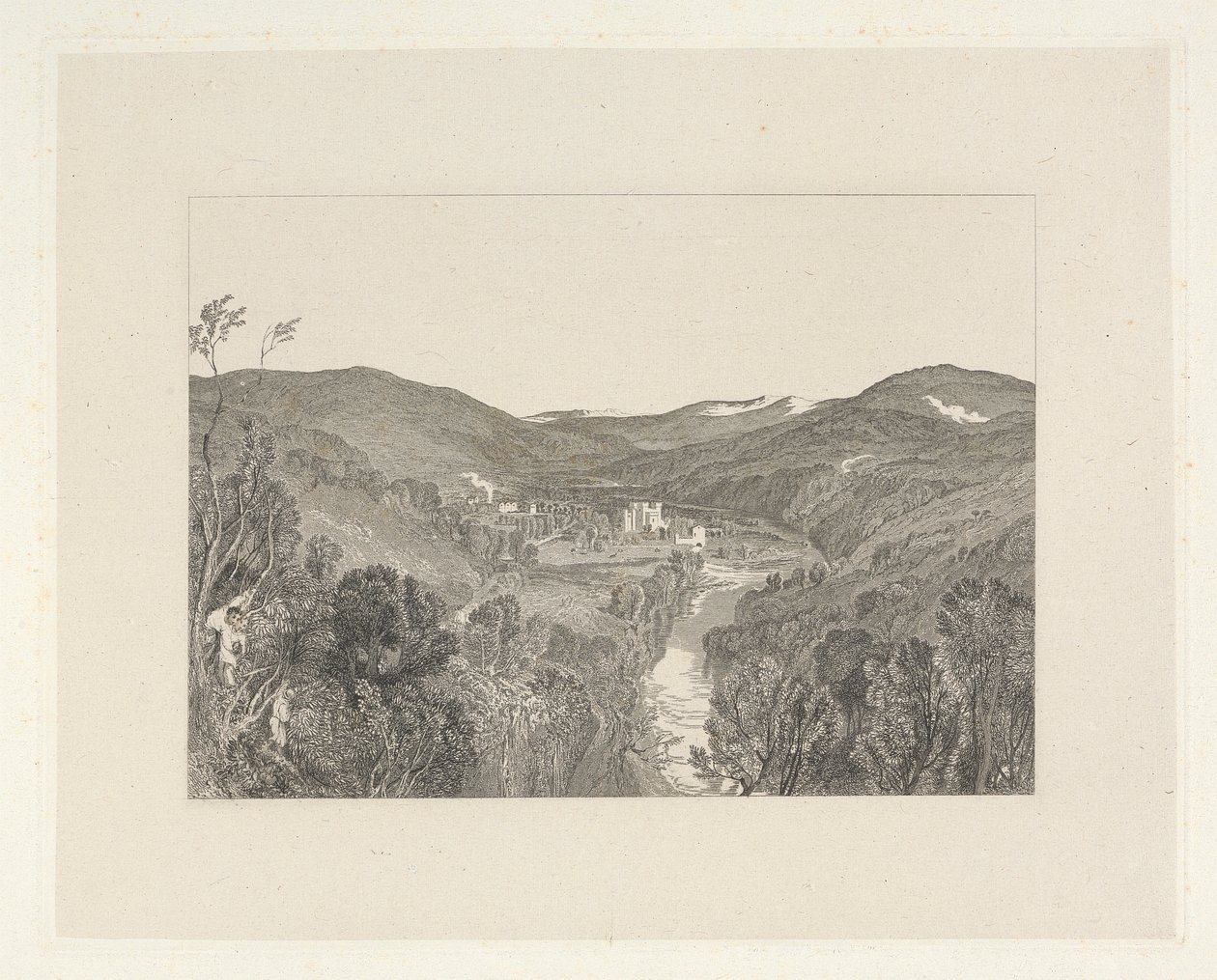 Opactwo Buckfastleigh, Devonshire autorstwa Robert Wallis