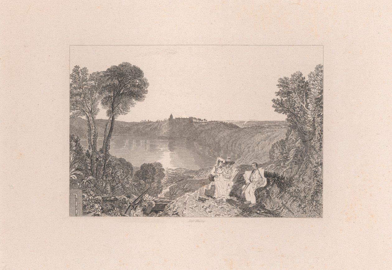 Jezioro Albano autorstwa Robert Wallis