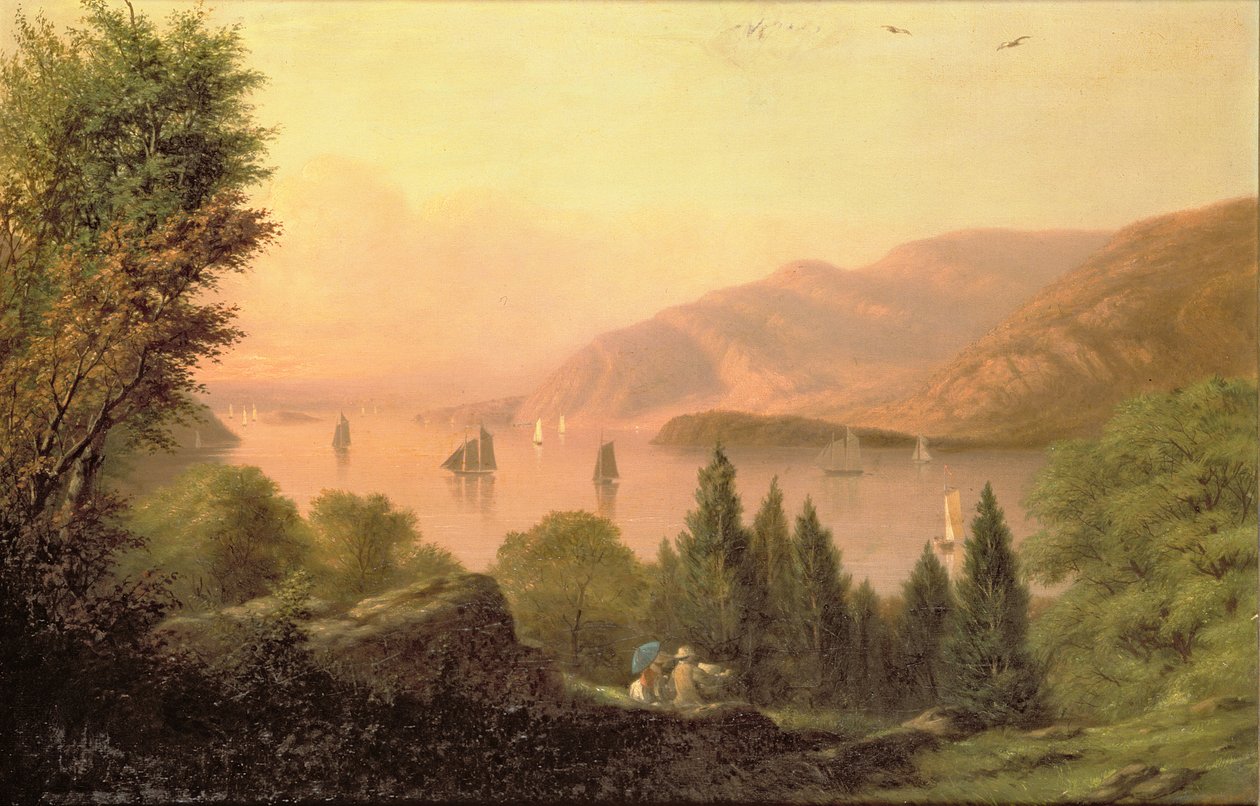 Piknik nad rzeką Hudson, 1881 autorstwa Robert Walter Weir