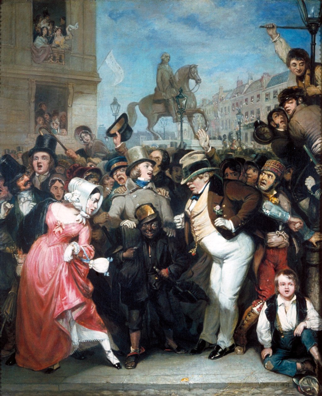 „Tłum”, 1847 autorstwa Robert William Buss