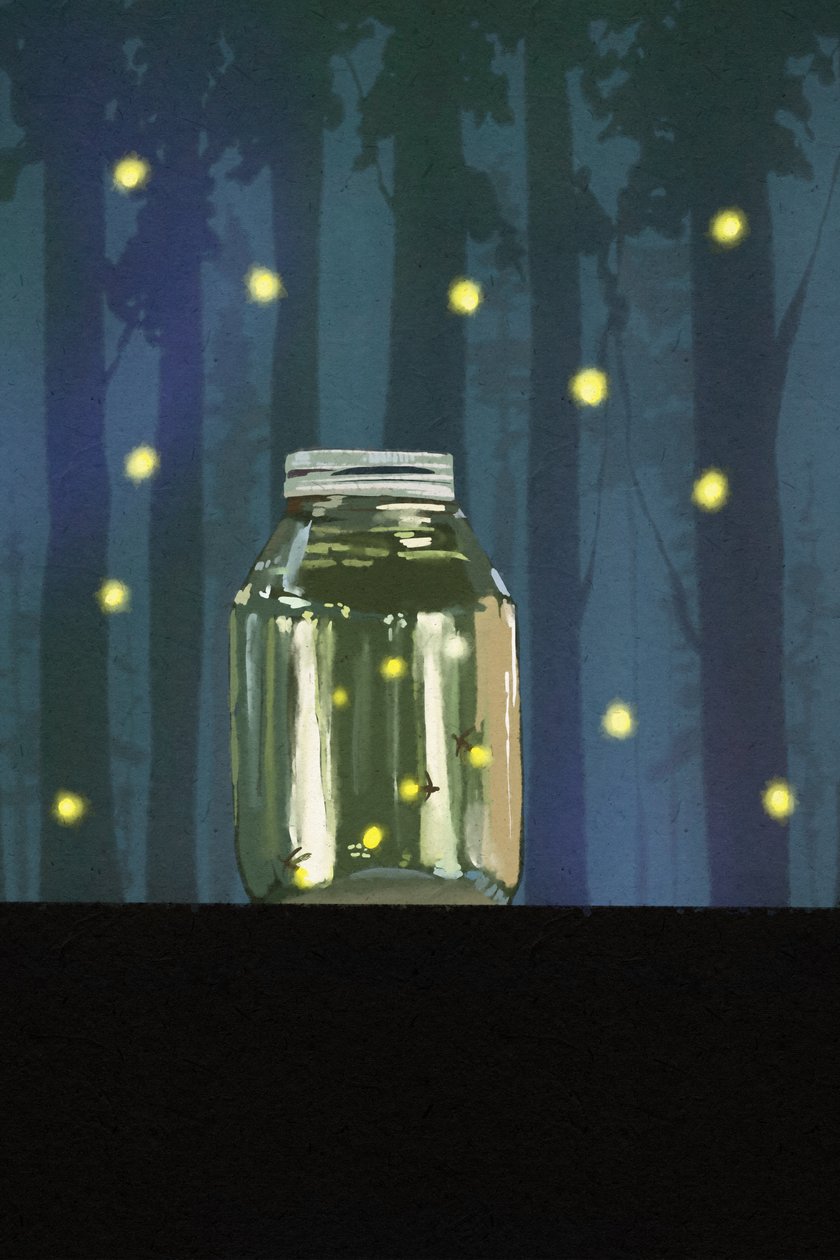 Chasing Fireflies, 2022 (w wersji cyfrowej) autorstwa Roberta Murray