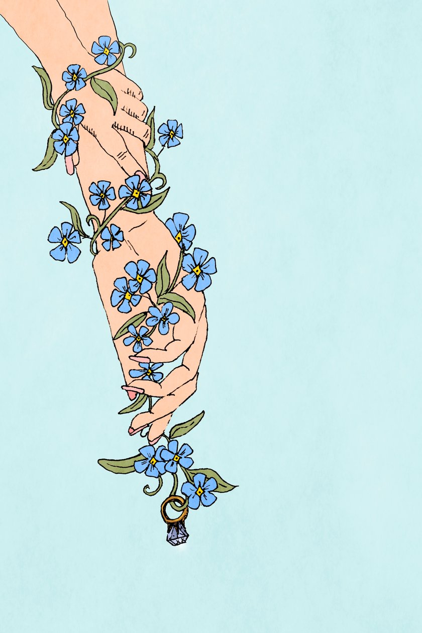 Forget Me Not, 2022 (w wersji cyfrowej) autorstwa Roberta Murray