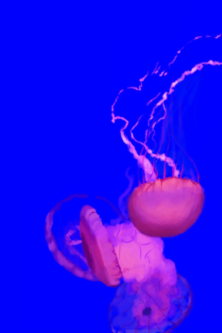 Meduza, 2022 (cyfrowy) autorstwa Roberta Murray
