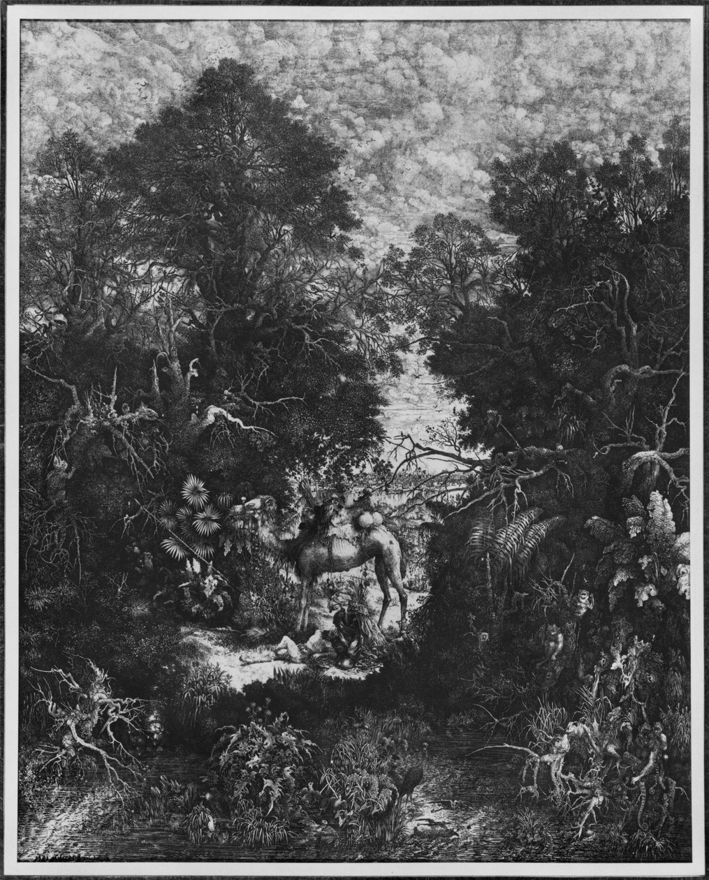 Dobry Samarytanin, 1861 autorstwa Rodolphe Bresdin