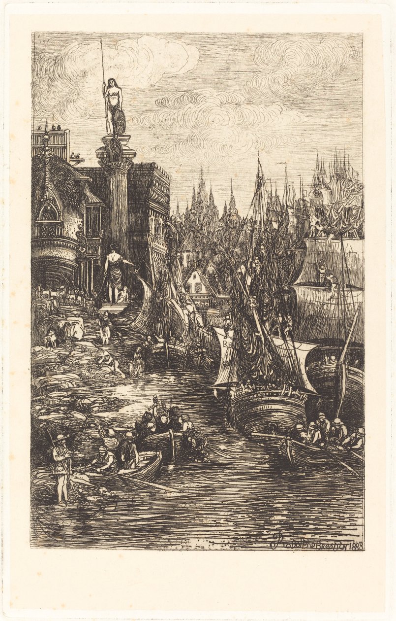 Mój sen autorstwa Rodolphe Bresdin