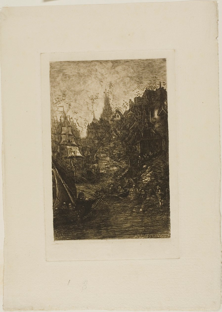 Mój sen autorstwa Rodolphe Bresdin