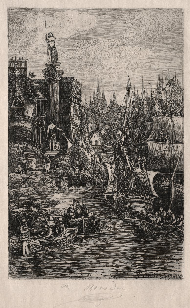 Mój sen autorstwa Rodolphe Bresdin