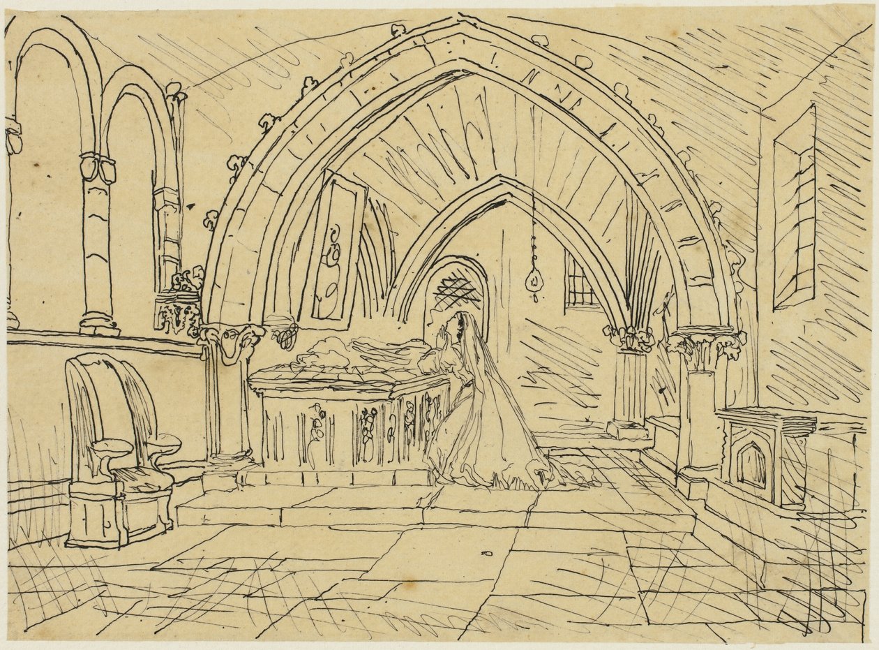 Modlitwa autorstwa Rodolphe Bresdin