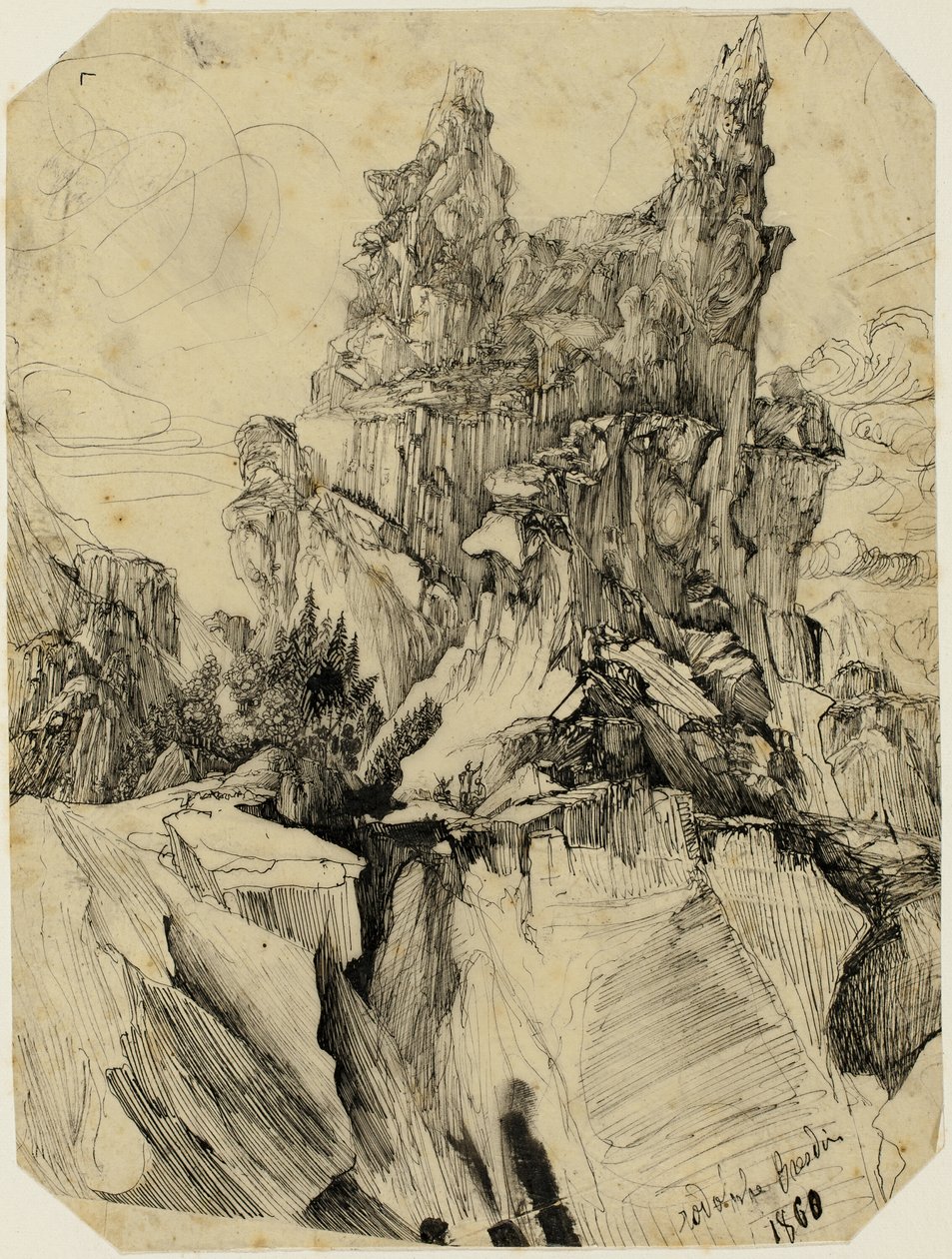 Szczelina autorstwa Rodolphe Bresdin