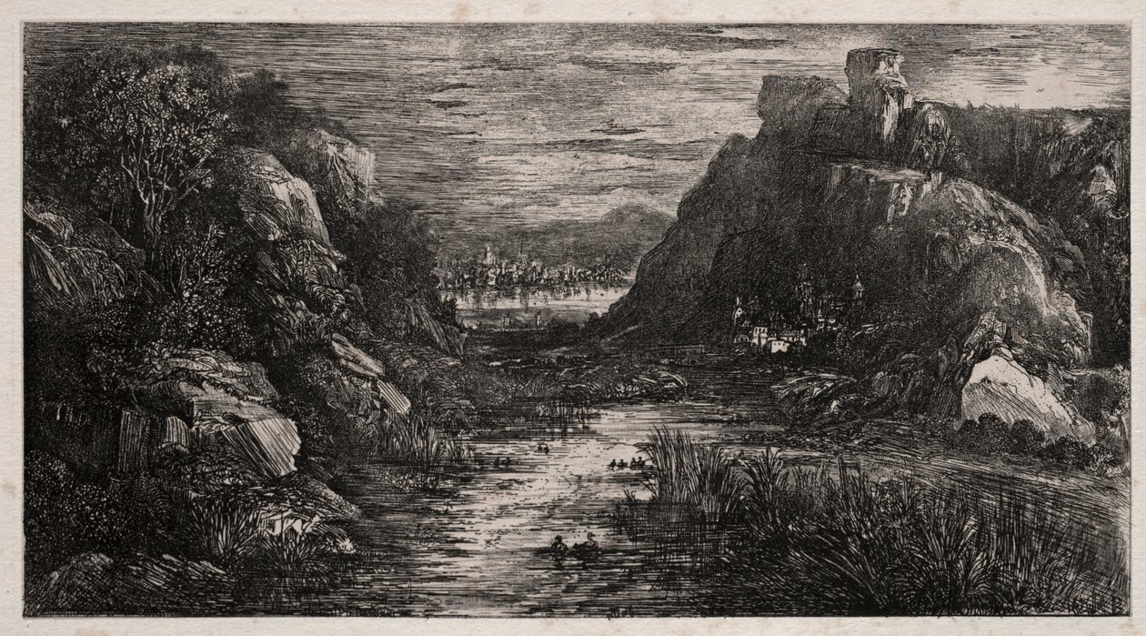 Odległe miasto autorstwa Rodolphe Bresdin