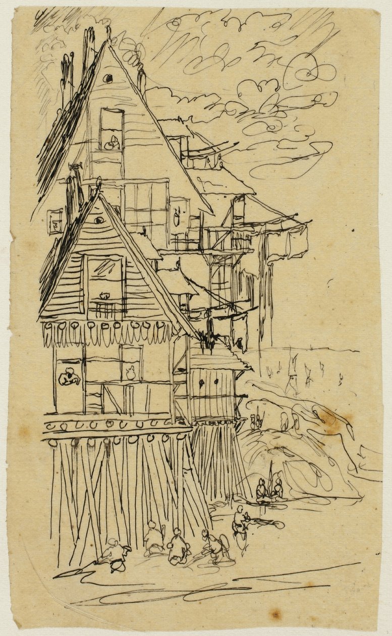 Krawędź brzegu autorstwa Rodolphe Bresdin