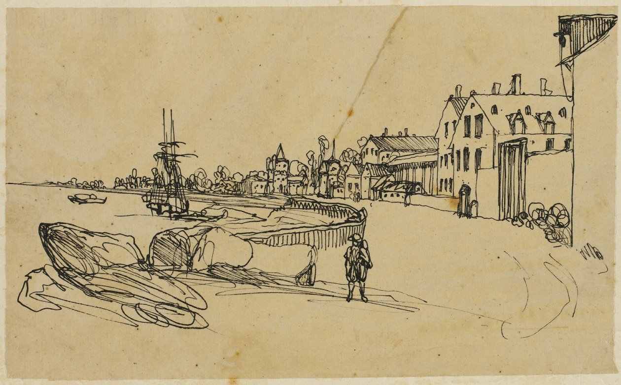 The Shore autorstwa Rodolphe Bresdin
