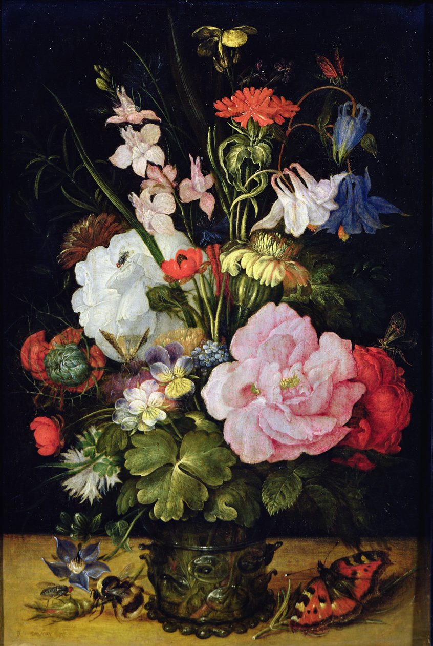 Kwiaty w wazonie autorstwa Roelandt Jacobsz. Savery