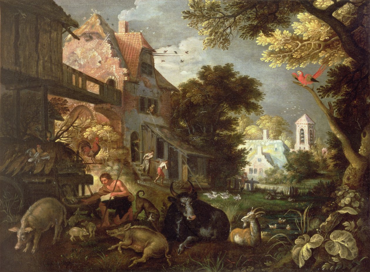 Powrót syna marnotrawnego autorstwa Roelandt Jacobsz. Savery