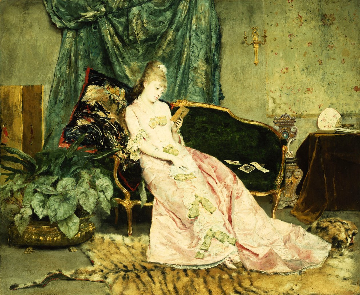 Elegancka dama autorstwa Rogelio Egusquiza