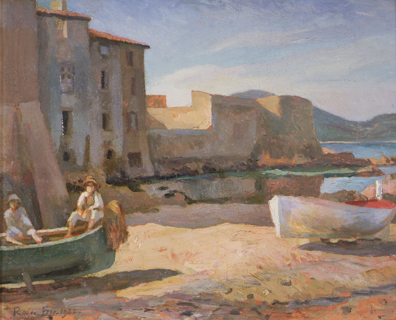 Mały Port, St Tropez, 1922 autorstwa Roger Eliot Fry