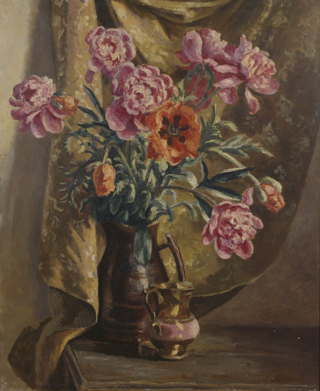 Piwonie i maki, 1929 autorstwa Roger Eliot Fry