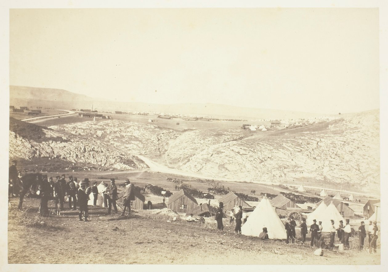 Obóz Artylerii Konnej, 1855. autorstwa Roger Fenton