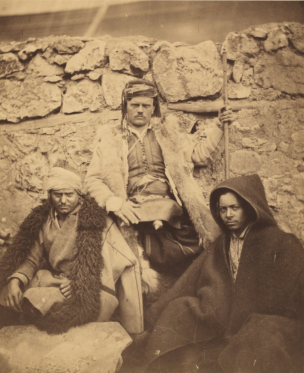 Grupa chorwackich wodzów. autorstwa Roger Fenton