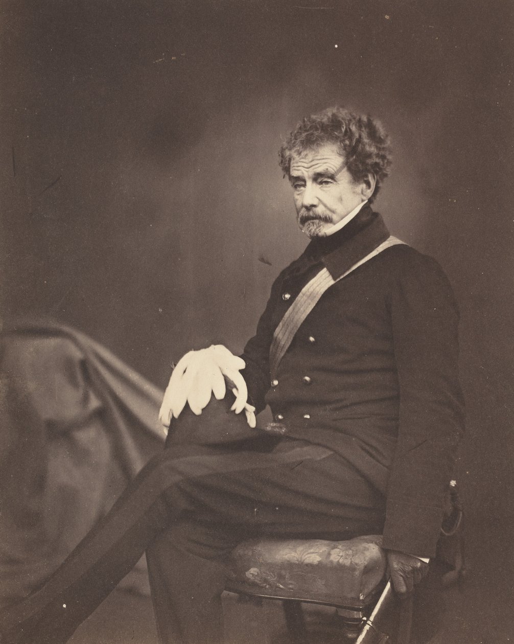 Generał porucznik Sir Colin Campbell, G.C.B., 1855 (zdjęcie) autorstwa Roger Fenton