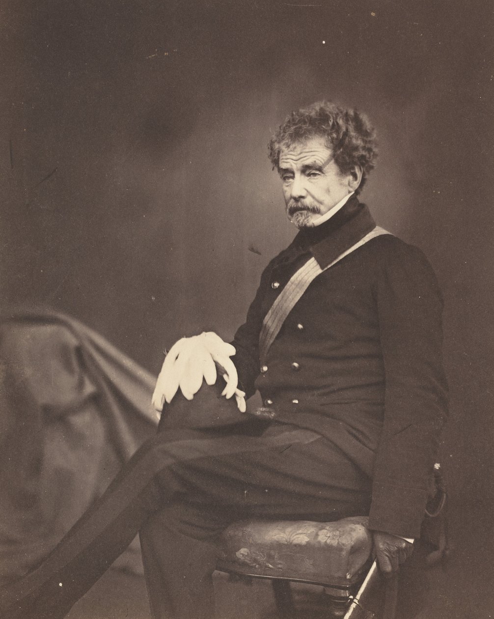 Generał porucznik Sir Colin Campbell, GCB, 1855. autorstwa Roger Fenton