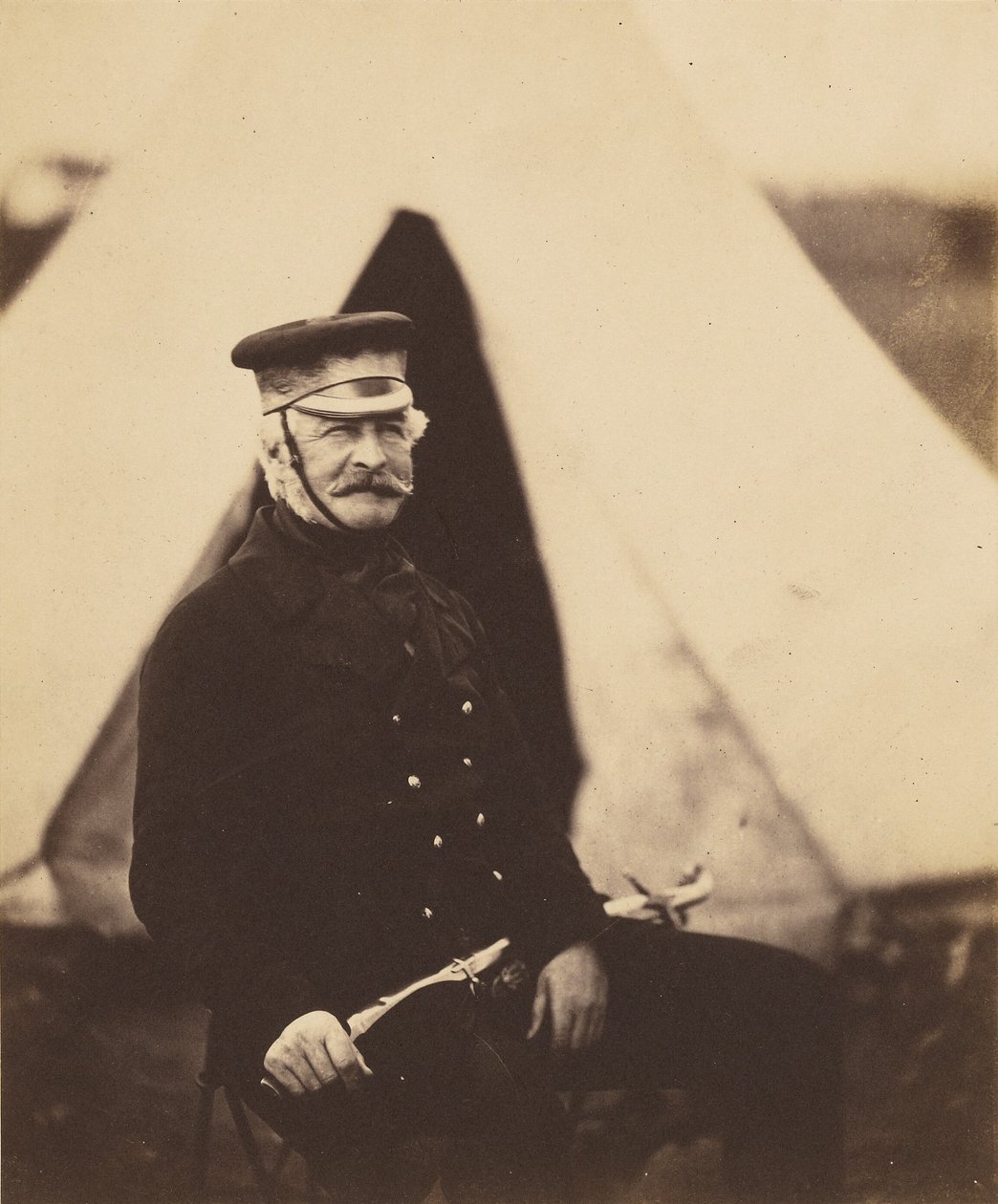 Generał broni Sir Richard England, K.C.B. autorstwa Roger Fenton
