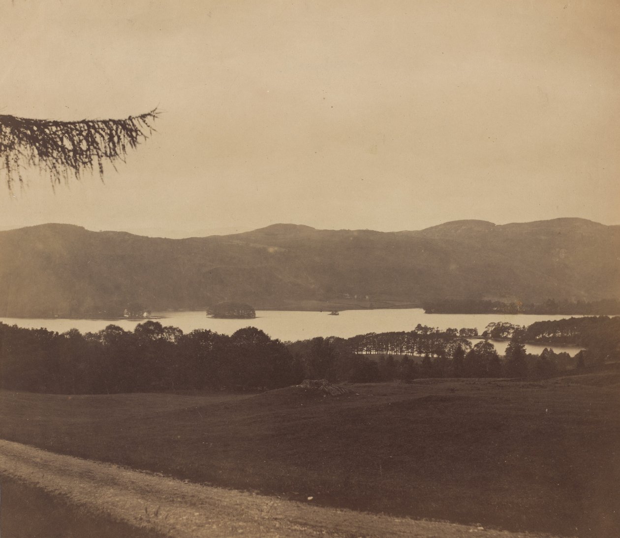 Windermere, lata pięćdziesiąte XIX wieku (zdjęcie) autorstwa Roger Fenton