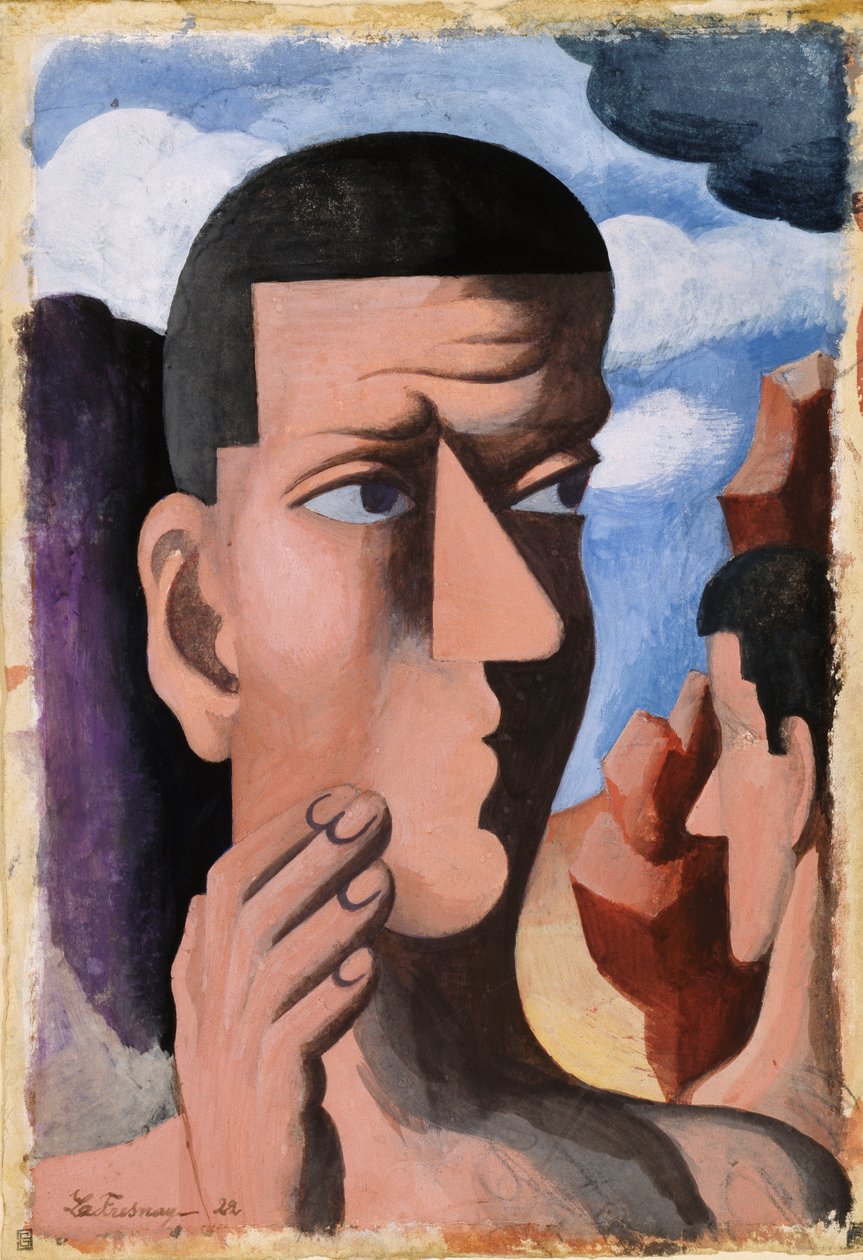 Kastor i Pollux, 1922 autorstwa Roger de La Fresnaye