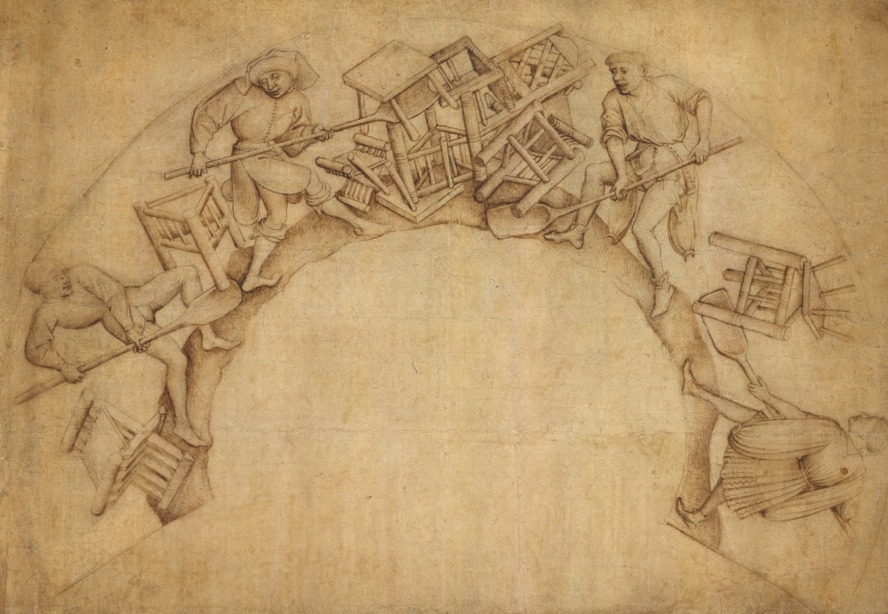 Krzesła dla mężczyzn autorstwa Rogier van der Weyden