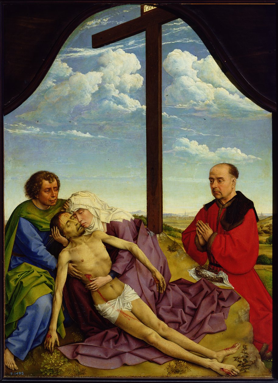 Pieta, 1450 autorstwa Rogier van der Weyden