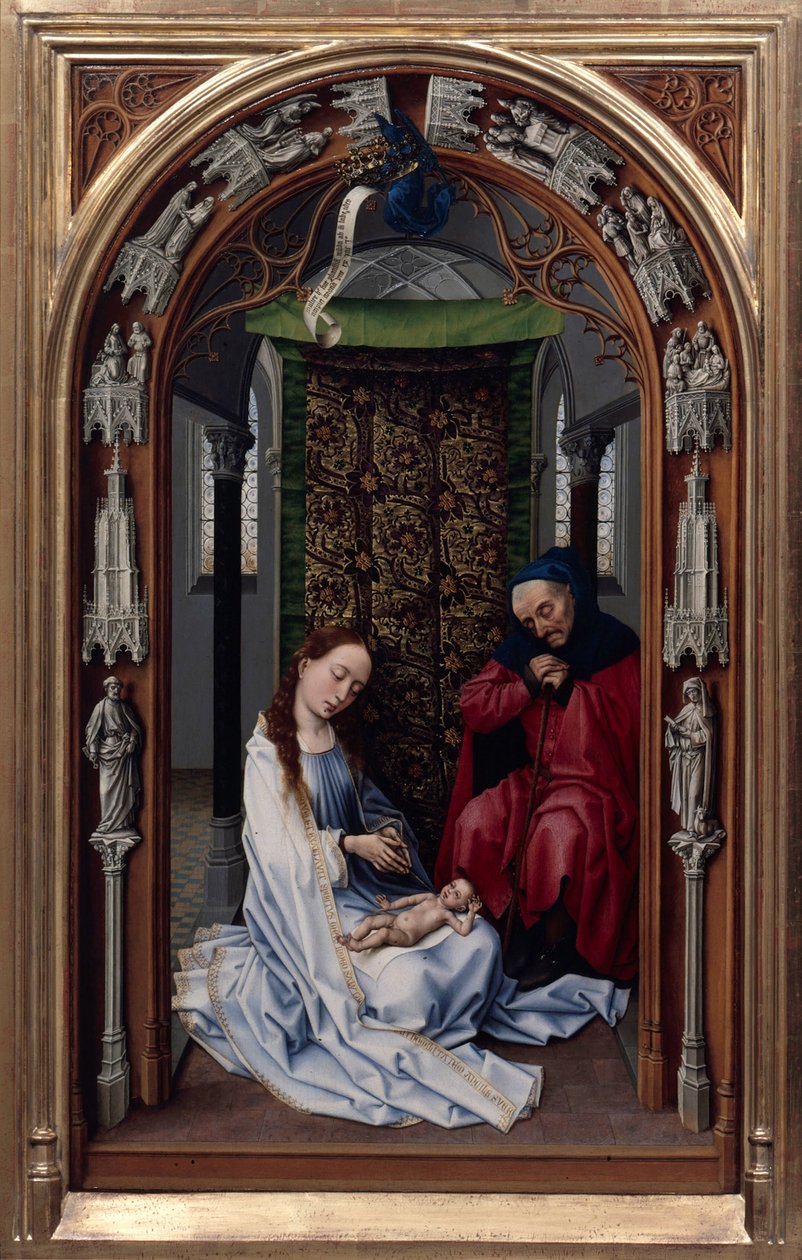 Ołtarz Matki Bożej (Ołtarz Miraflores) autorstwa Rogier van der Weyden
