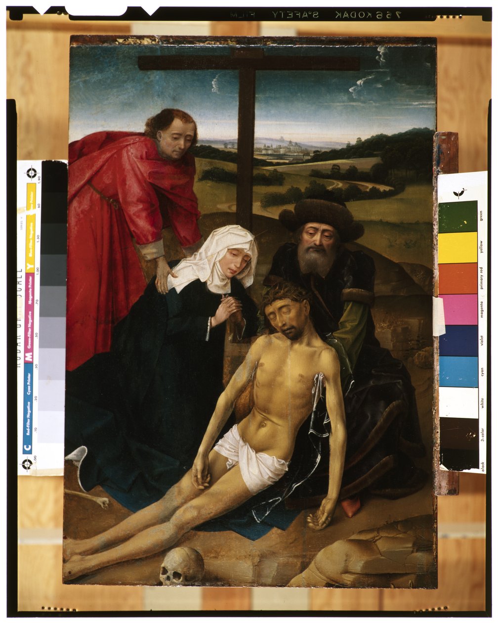 Lamentacja Chrystusa, ok. 1460-75 autorstwa Rogier van der Weyden
