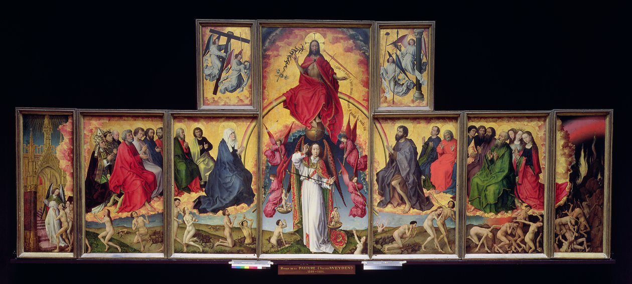 Sąd Ostateczny, c. 1451 (patrz 20547-50, 20552 i 21041) autorstwa Rogier van der Weyden