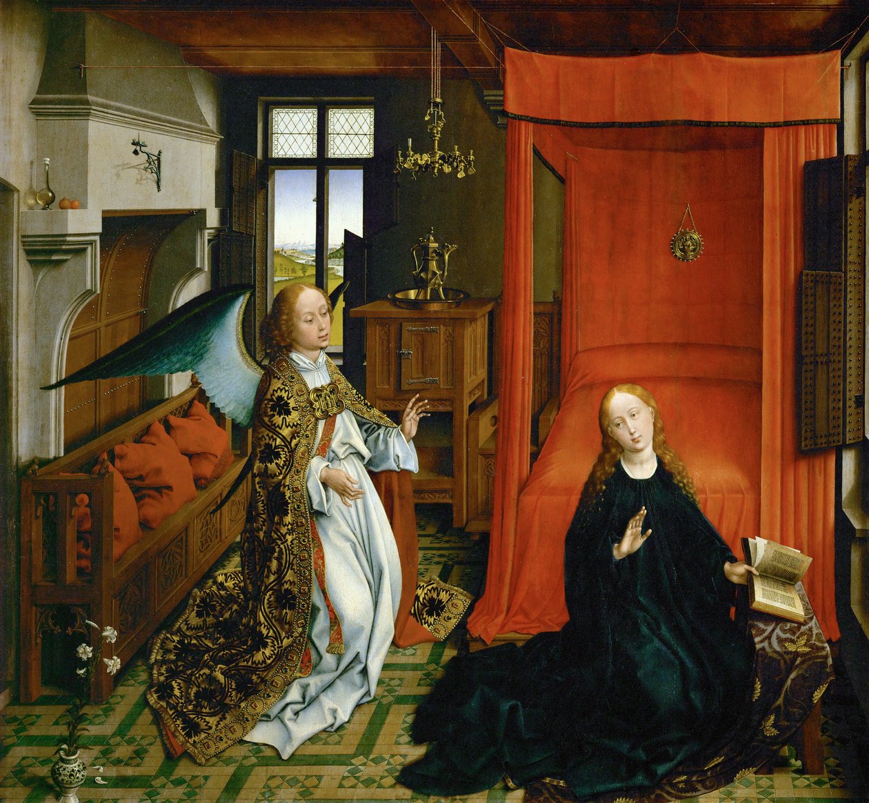 Zwiastowanie ... autorstwa Rogier van der Weyden