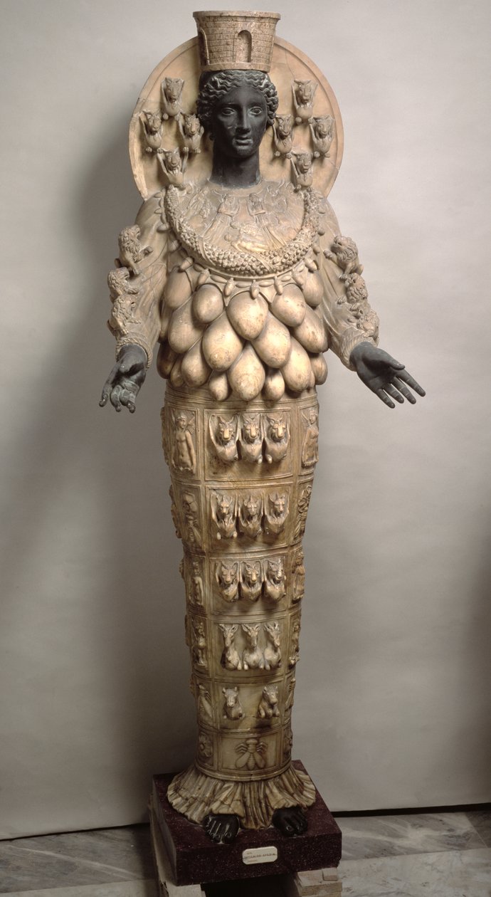 Artemida z Efezu (brąz i alabaster) autorstwa Roman