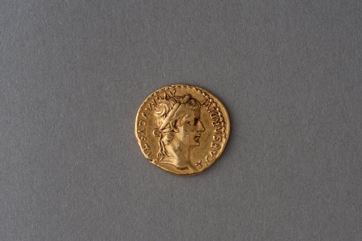 Aureus Tyberiusza (złoto) autorstwa Roman
