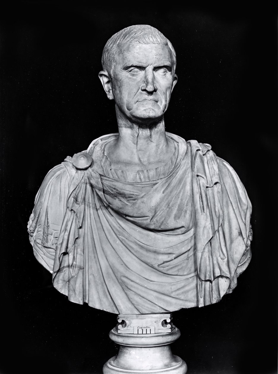 Popiersie Marka Licyniusza Krassusa (ok. 115-53 p.n.e.) autorstwa Roman
