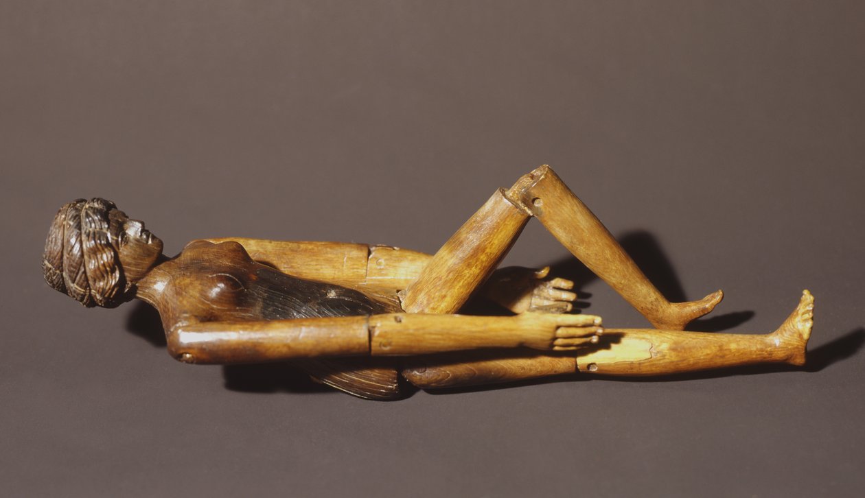 Lalka z grobowca Creperia Tryphaena (drewno) autorstwa Roman