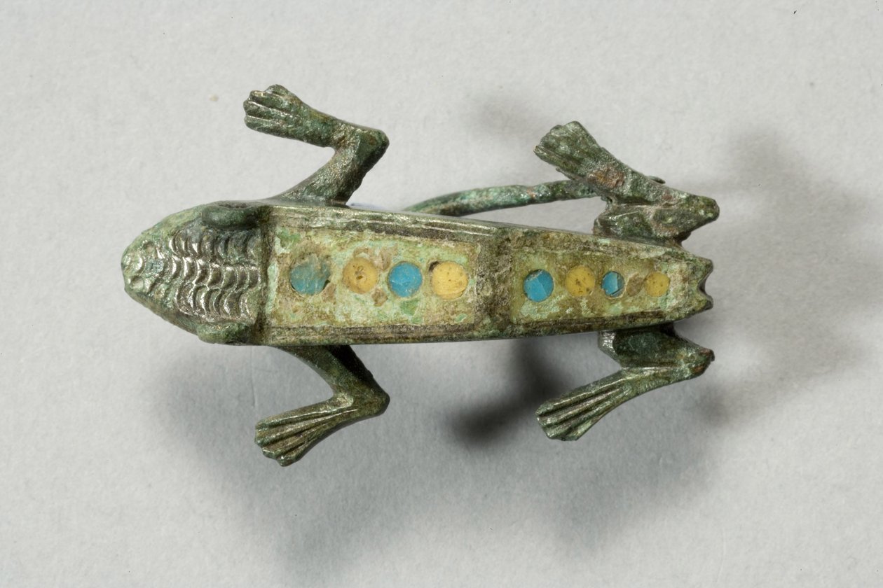 Strzałka żaby, rzymsko-celtycka, III-IV w. n.e. (brąz z wkładkami emaliowanymi) autorstwa Roman