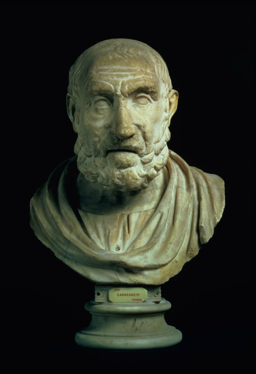Popiersie portretowe mężczyzny, kopia oryginału greckiego z IV w. p.n.e. (marmur) autorstwa Roman