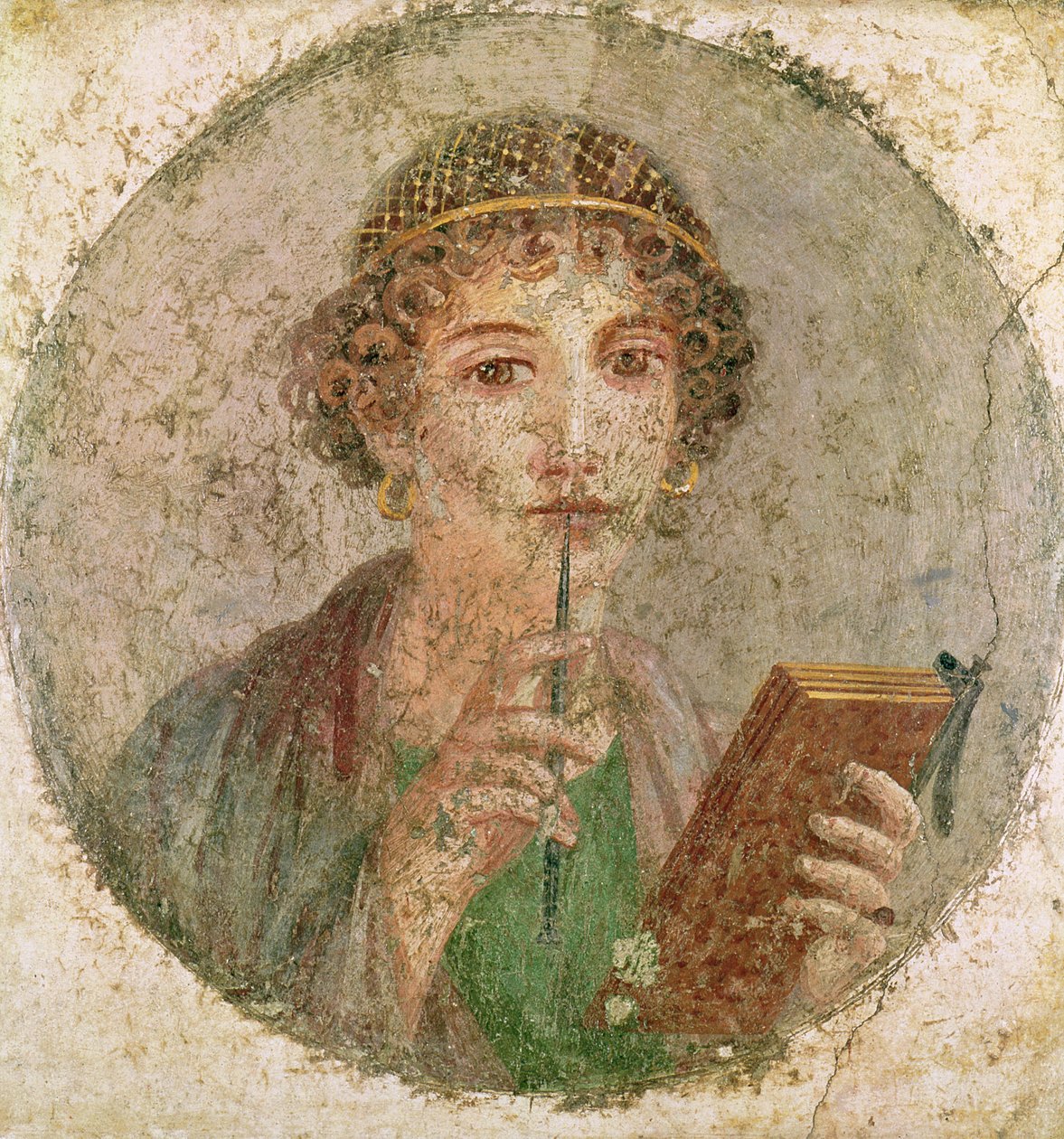 Помпей хотоос ирсэн залуу охины хөрөг зураг autorstwa Roman